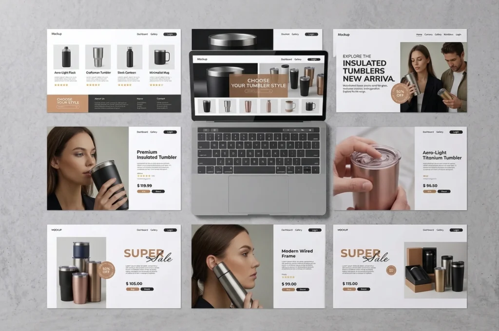 這是一張電商官方網站架設示意圖